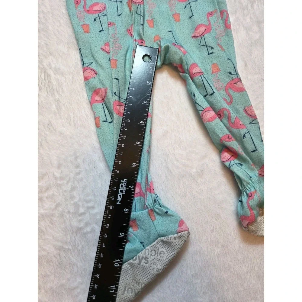 M345 Simple Joys by Carter's Baby Girls 12M 2 Pc Sleeper Lot Strawberry Flamingo